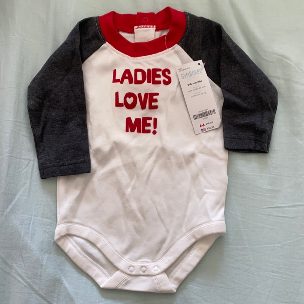 NWT Onsie Love Baby Boy 3-6 Month One Piece